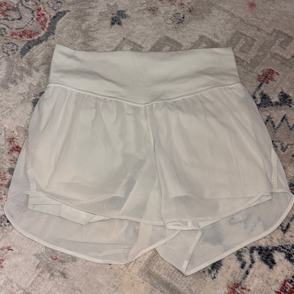 Lululemon Athletica Light Gray Athletic Shorts